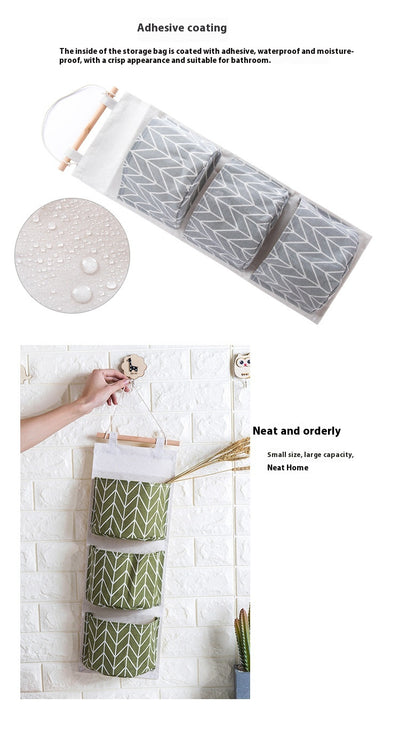 Bolsa Organizadora Colgante de Algodón y Lino Impermeable - Image 21