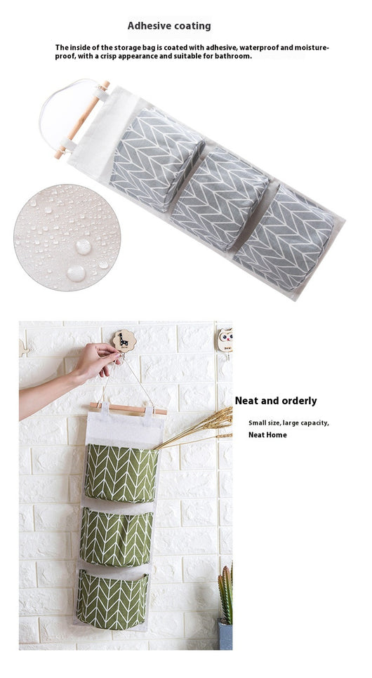 Bolsa Organizadora Colgante de Algodón y Lino Impermeable - Image 21