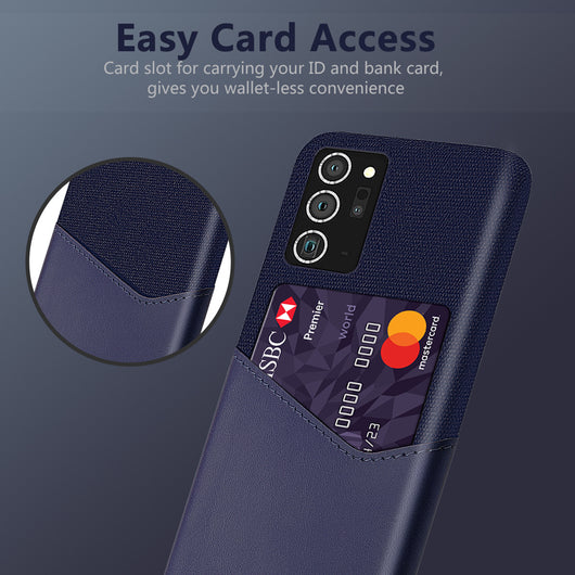 Funda Protectora de Cuero con Patrón Textil y Soporte para Tarjeta - Image 12