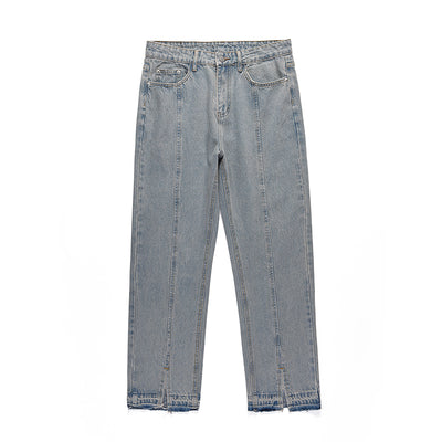 Jeans Rectos Holgados Estilo Retro para Hombre - Image 4