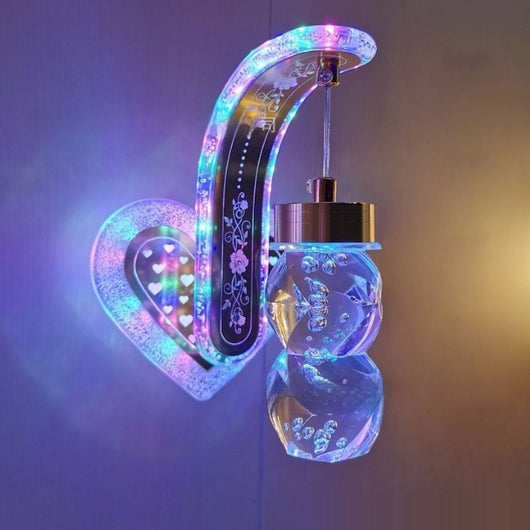 Lámpara de Pared Colgante de Cristal Acrílico Ovalado con Luz Cálida para Hoteles y Dormitorios - Image 6