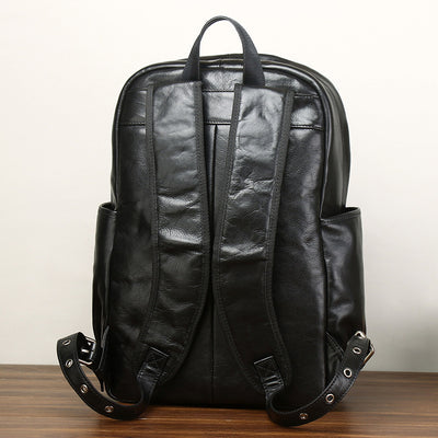 Mochila de Cuero para Negocios - Gran Capacidad, Cómoda y Versátil - Image 11