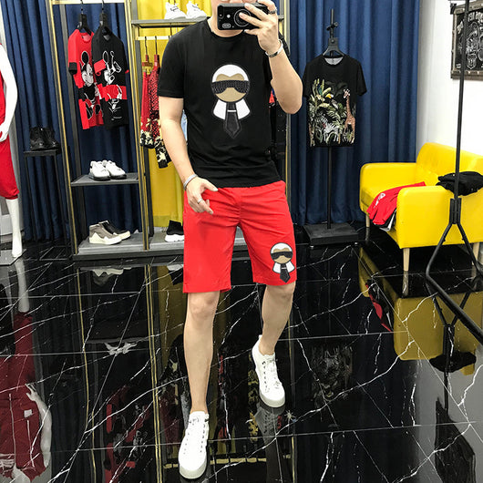 Conjunto de Camiseta y Shorts Estilo Europeo Street Fashion - Image 10