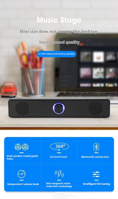 Parlante Bluetooth de Escritorio con Sonido Extra Bass - Image 18