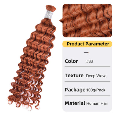 Extensiones de Cabello Ondas Profundas a Granel para Mujeres - Image 12