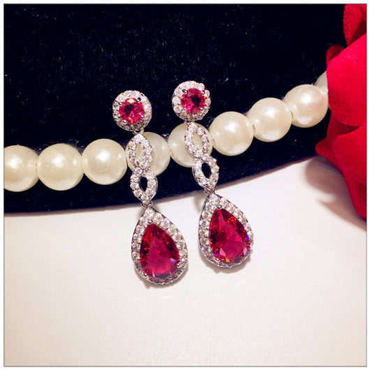 Aretes de Cristal Lujo - Elegancia Sofisticada para Ocasiones Especiales - Image 3