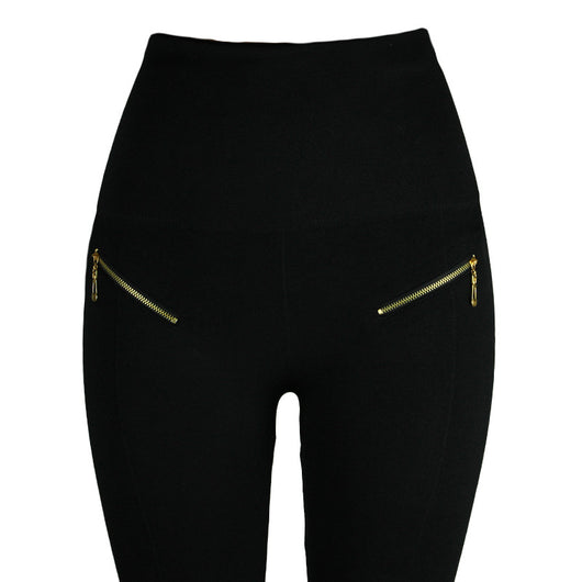 Leggings Talle Alto Control Abdomen con Cierre y Detalles de Diamantes - Image 10