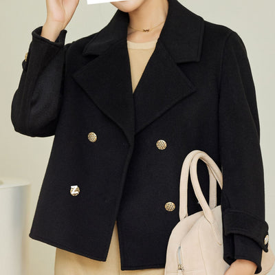 Abrigo Elegante Slim Doble Faz en Lana para Otoño e Invierno - Image 9