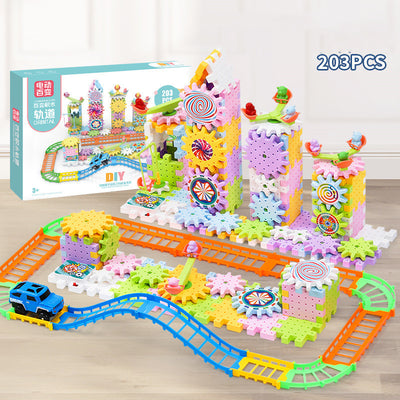 Bloques de Construcción Eléctricos con Piezas Grandes - Set Puzzle 3-6 Años - Image 12
