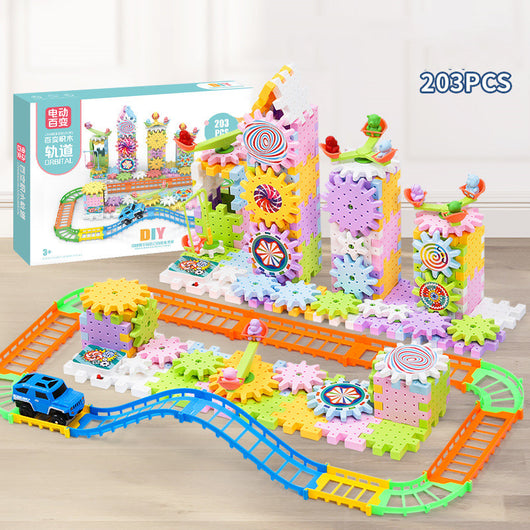 Bloques de Construcción Eléctricos con Piezas Grandes - Set Puzzle 3-6 Años - Image 12