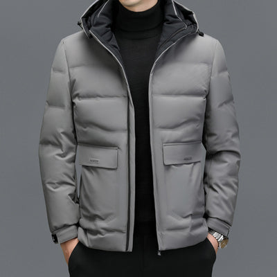 Chaqueta de Invierno para Hombre con Capucha Desmontable - Image 3