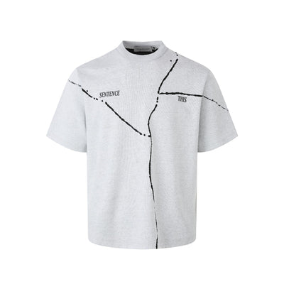 Playera Holgada Estilo Urbano con Estampado de Letras - Cómoda y Casual - Image 4