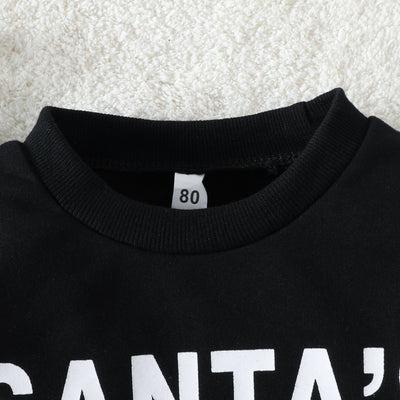 Suéter Navideño Infantil con Estampado de Letras - Image 15