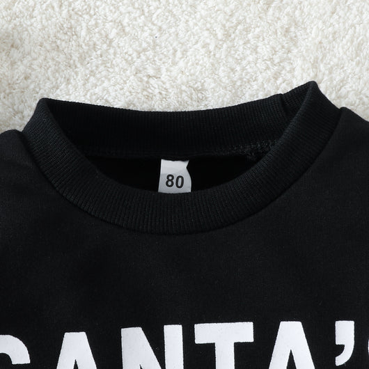 Suéter Navideño Infantil con Estampado de Letras - Image 15
