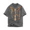 Camiseta Skeleton Destruction Desgastada - Estilo Urbano Oversize