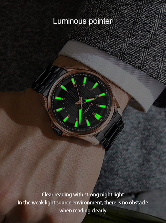 Reloj de Acero Inoxidable para Hombre Resistente al Agua - Image 12