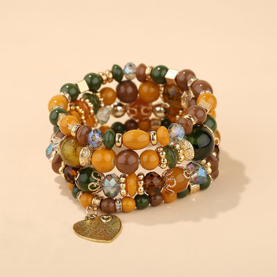 Pulsera de Cristal Cuarzo Melocotón con Corazón - Joya Elegante para Mujer - Image 21