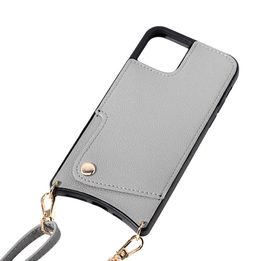 Funda Diagonal para Celular con Bolsillos de Tarjeta y Correa - Image 14