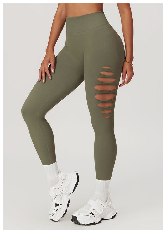 Leggins Deportivos Ajustados sin Costuras con Cintura Alta y Levantacaderas Efecto Melocotón - Image 24
