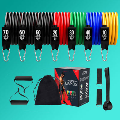 Bandas Elásticas de Látex para Entrenamiento de Resistencia y Yoga - Image 9