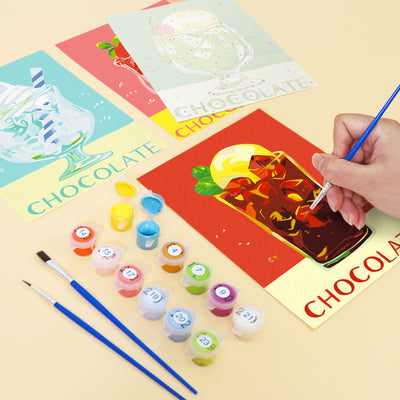Kit de Pintura al Óleo Digital DIY - Paisajes y Flores - Image 35