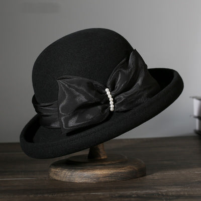 Gorro Balde Retro de Lana - Estilo Versátil para Otoño e Invierno - Image 2