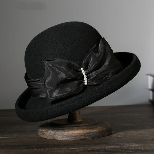 Gorro Balde Retro de Lana - Estilo Versátil para Otoño e Invierno - Image 2