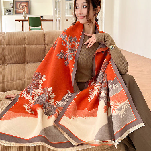 Chalina Estampada de Cashmere Artificial - Perfecto para Aire Acondicionado - Image 12