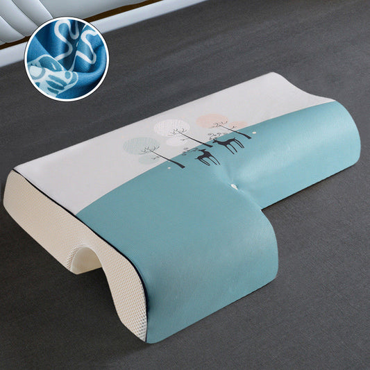 Almohada Cervical de Espuma Viscoelástica con Cáñamo Anti-Presión para Parejas