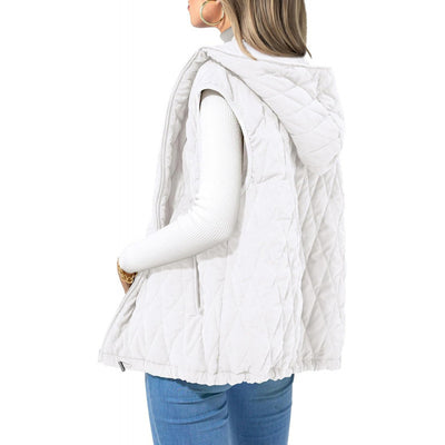 Chaleco Acolchado con Capucha para Mujer - Algodón Premium - Image 5