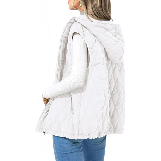 Chaleco Acolchado con Capucha para Mujer - Algodón Premium - Image 5