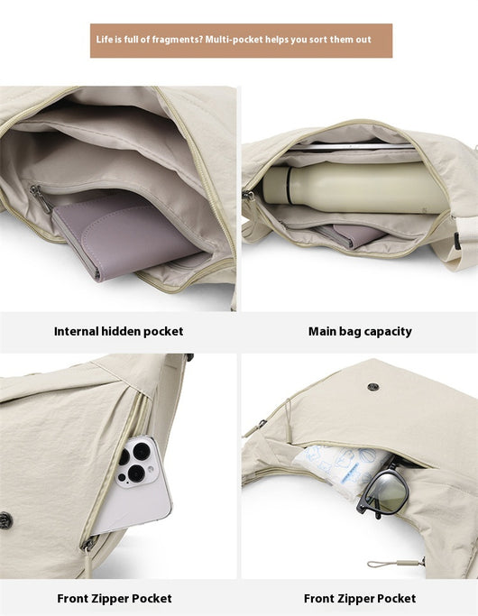 Bolsa Bandolera Casual de Gran Capacidad para Mamá - Image 21