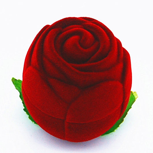 Anillo Rosa Roja Romántico en Caja de Regalo para Aniversario, Boda y Propuesta - Image 10