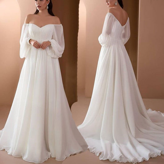 Vestido Largo Slim Cuello Mao Liso - Elegancia Minimalista