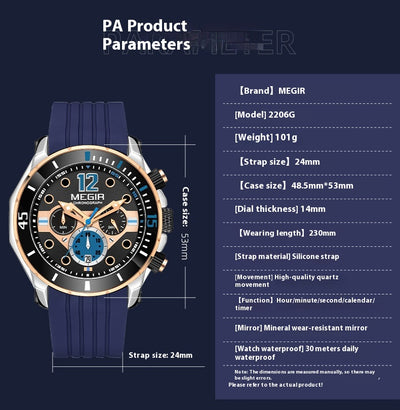 Reloj Deportivo Inteligente Luminoso Resistente al Agua con Cronómetro - Image 15