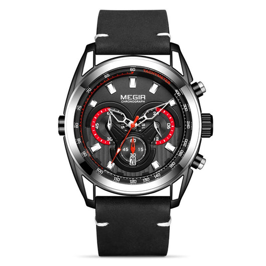 Reloj Deportivo para Hombre Cronógrafo Azul Cuarzo - Image 2