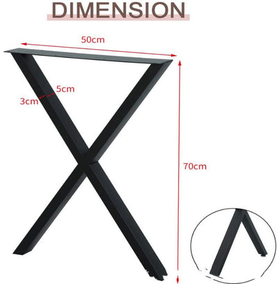 Patas de Mesa de Metal Minimalista - Soporte Resistente para Escritorio y Muebles - Image 3