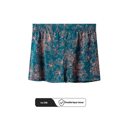 Bóxers de Seda de Hielo para Hombre - Pantalones Cómodos para Casa - Image 10