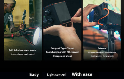 Luz de Relleno Bicolor RC60B con Control Remoto para Fotografía Profesional - Image 22