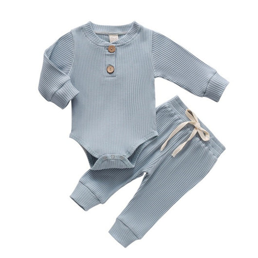 Conjunto Mameluco Infantil Manga Larga Color Liso - Image 9