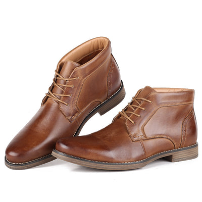 Botas Martin Altas de Cordones para Hombre - Estilo Business Casual Británico - Image 8