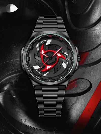 Reloj Deportivo de Acero Inoxidable con Bisel Giratorio y Esfera de Cuarzo - Image 11