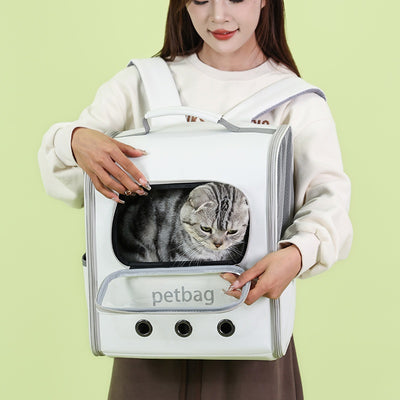 Mochila Transportadora para Gatos de Gran Capacidad Expandible con Ventana Transparente - Image 14
