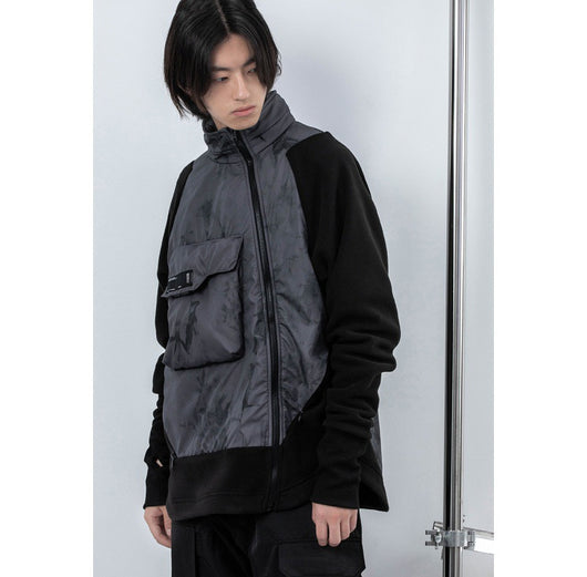 Chaqueta Polar Suelta con Capucha para Hombre - Image 3