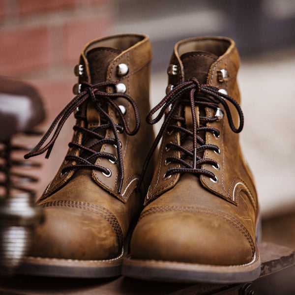 Botas de Trabajo Hombre Estilo Retro Americano Primavera - Image 3