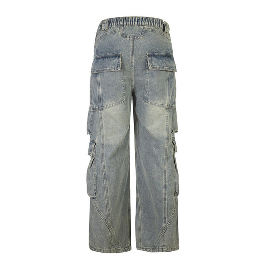 Pantalones Cargo Vaqueros Multibosillo para Hombre - Image 2