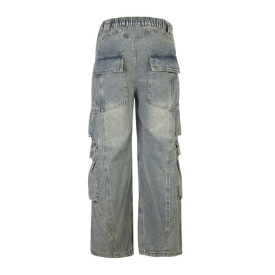 Pantalones Cargo Vaqueros Multibosillo para Hombre - Image 2