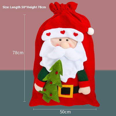 Medias Navideñas Decorativas - Juego de Tamaños Grande, Mediano y Pequeño - Image 6