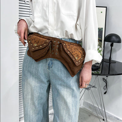 Bolsa de Cintura Vintage para Mujer - Bandolera Crossbody Impermeable - Image 5