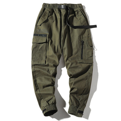 Pantalones Cargo Holgados con Múltiples Bolsillos para Hombre - Image 11